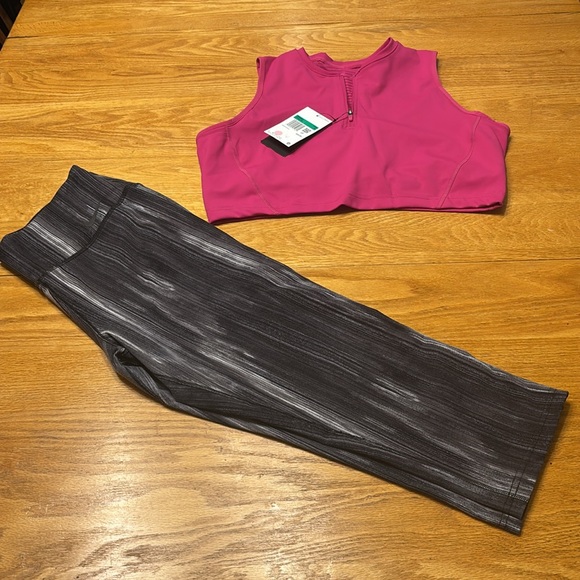 Women's Nike Pink and Black Activewear Set - Picture 4 of 4